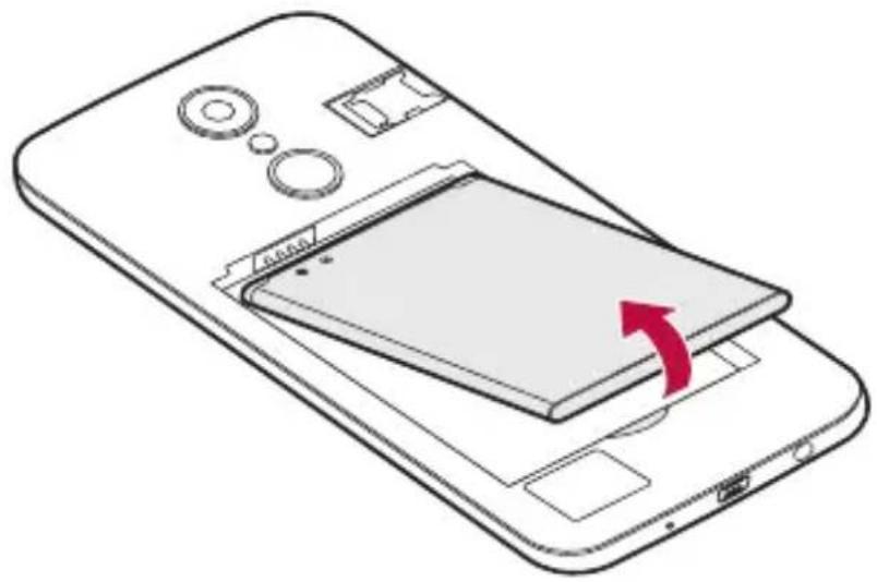 LG M200N - Wyjmowanie baterii - 1