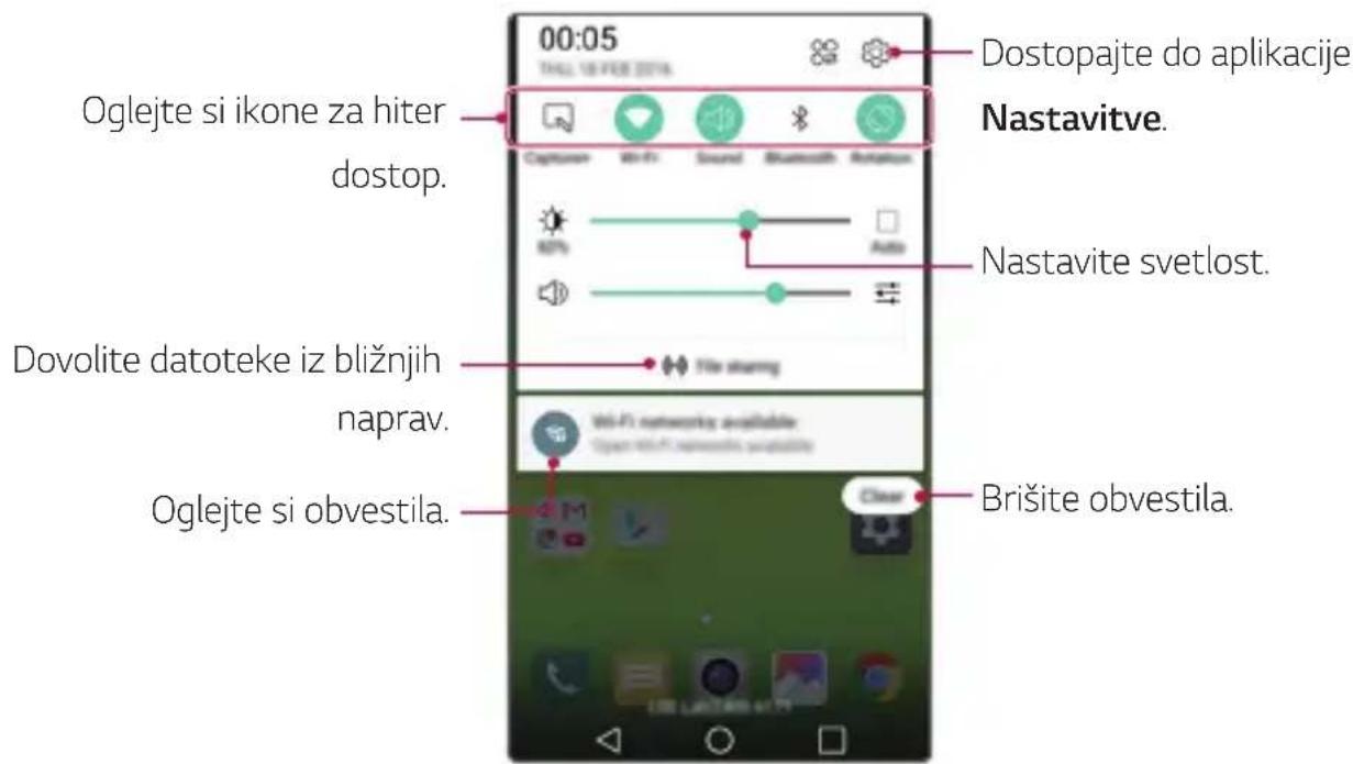 LG K520 - Plošča z obvestili - 1