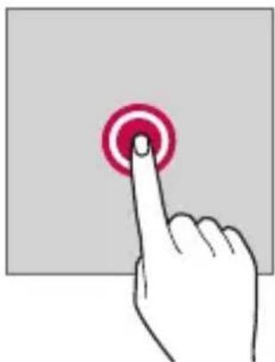 LG K520 - Tappingandholding - 1