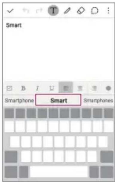 LG K520 - SmartKeyboard-Funktionverwenden - 1