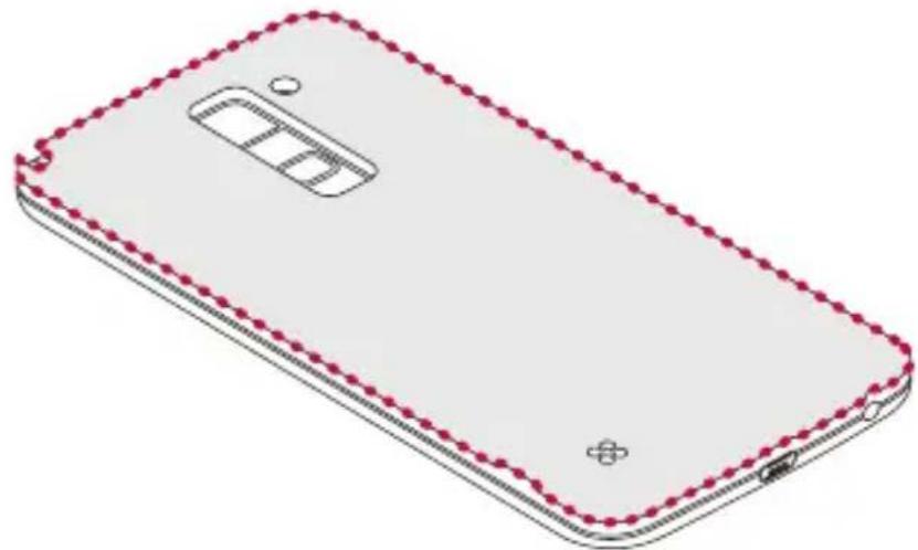 LG K520 - Installation de la carte SIM et de la batterie - 6