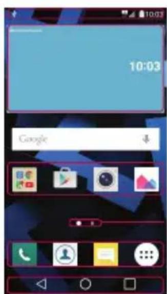 LG K120E - Introduzione alla schermata iniziale - 1
