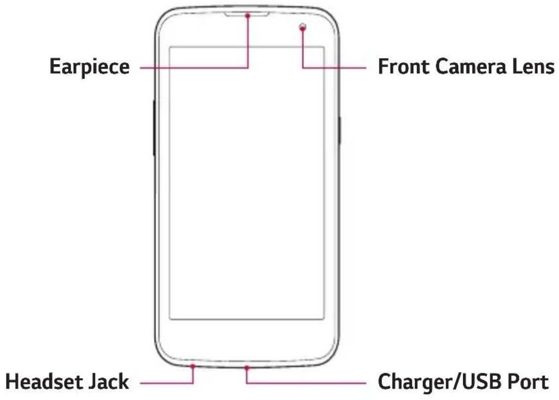 LG K120E - Device layout - 1