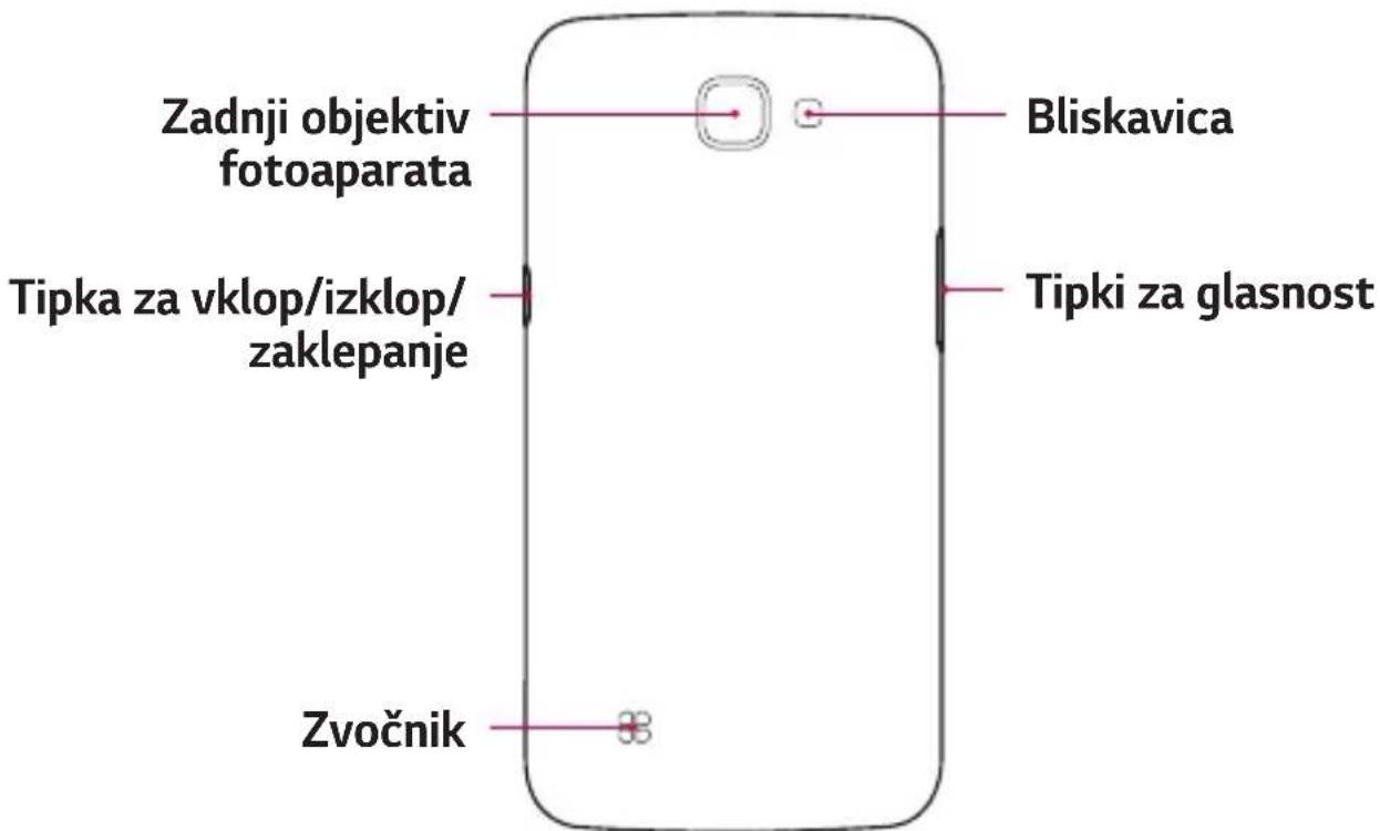 LG K120E - Postavitev naprave - 2