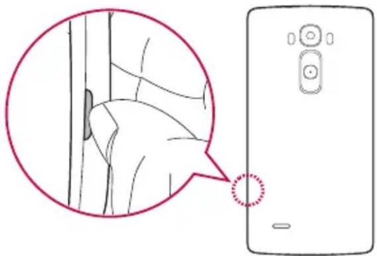 LG H955 - Einsetzen der SIM- oder USIM-Karte - 1