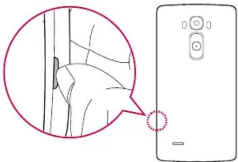 LG H955 - Installing the SIM or USIM card - 1