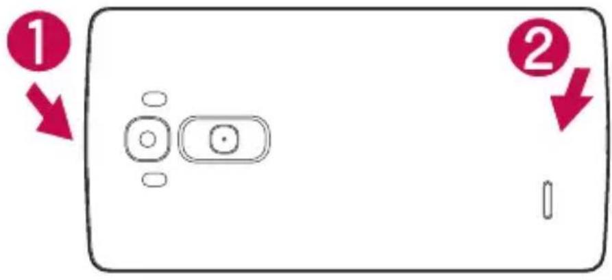 LG H955 - Installazione della scheda SIM o USIM - 3