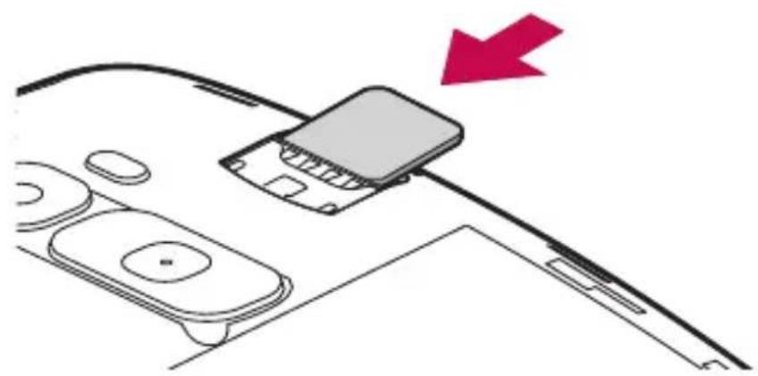 LG H955 - Installing the SIM or USIM card - 2