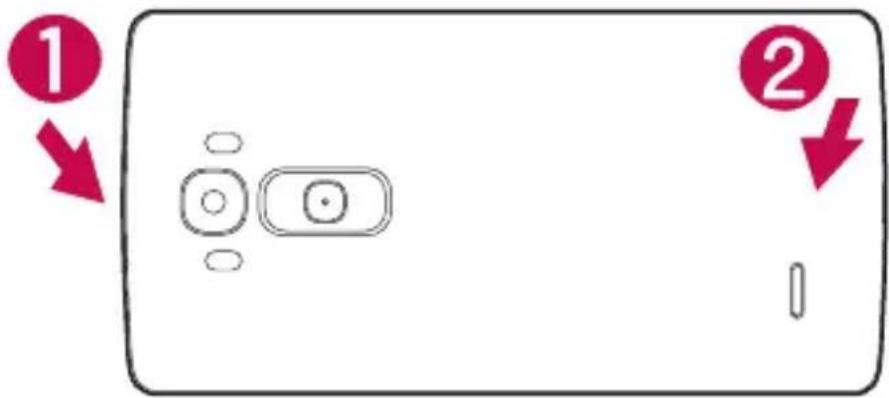 LG H955 - Einsetzen der SIM- oder USIM-Karte - 3