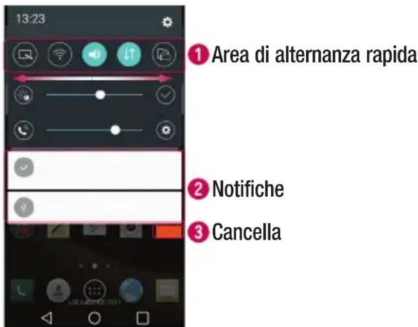 LG H955 - Apertura dell'area delle notifiche - 1