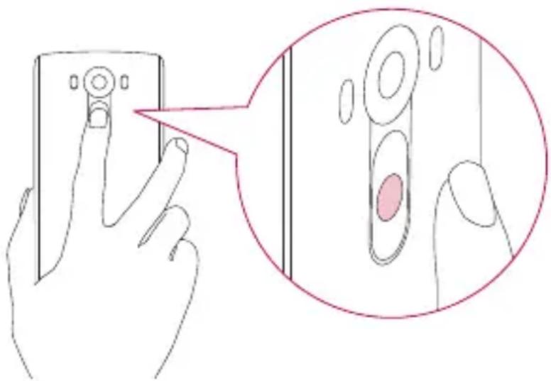 LG H960A - Регистрация отпечатка пальца - 1