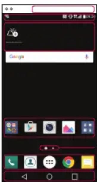 LG H960A - Знакомство с главным экраном - 1