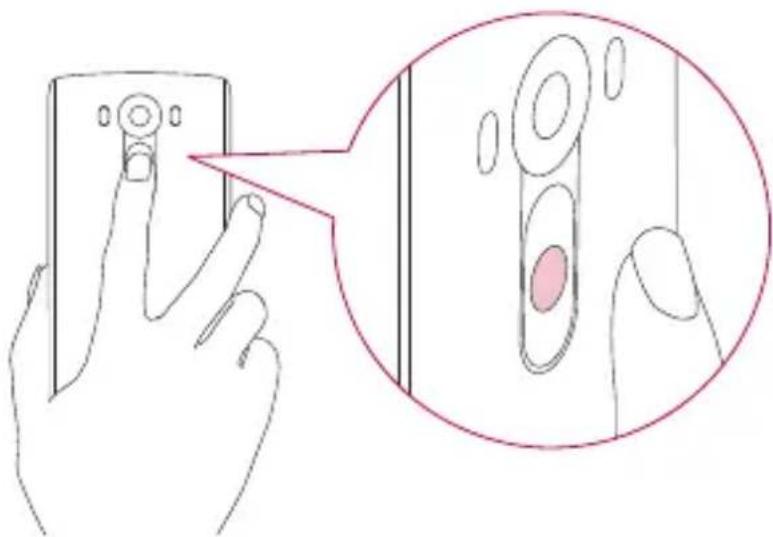 LG H960A - Registering your fingerprint - 1