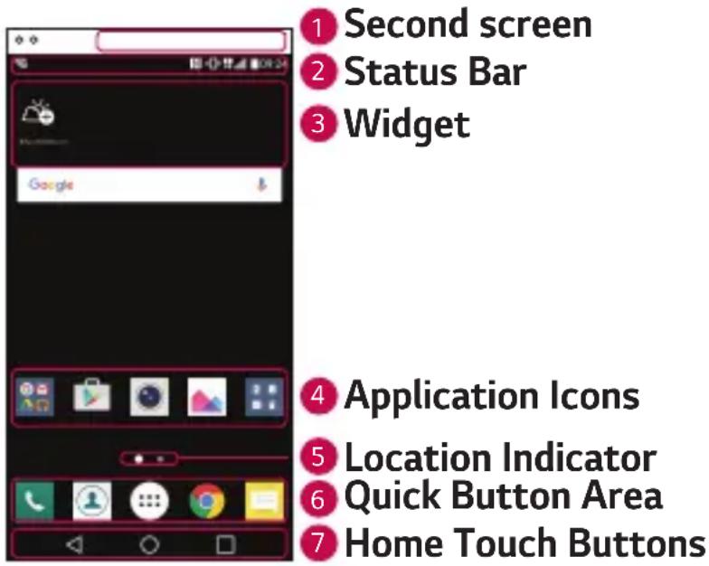 LG H960A - Getting to Know the Home Screen - 1