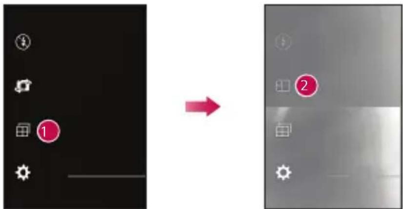LG H960A - Enclencher le Mode vidéo snap sur le viseur - 1