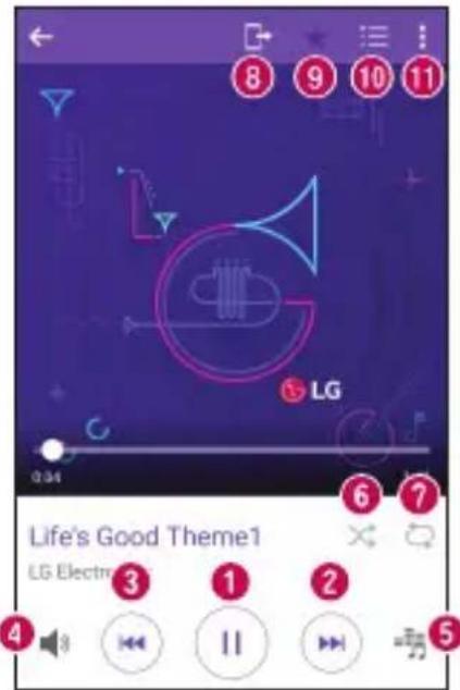 LG H960A - Music player options - 1