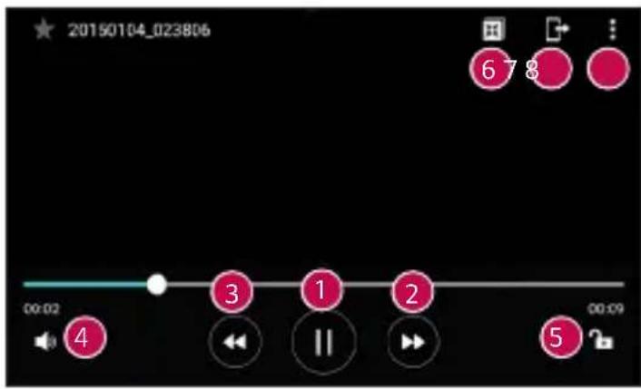 LG H650E - Možnosti videoposnetkov - 1