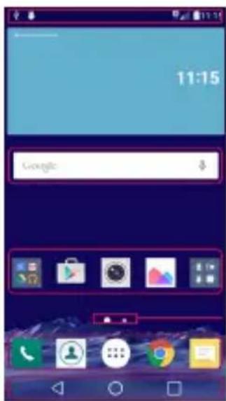 LG H650E - Introduzione alla schermata iniziale - 1