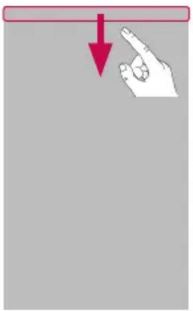 LG H650E - Öffnen des Benachrichtigungs-Plans - 1