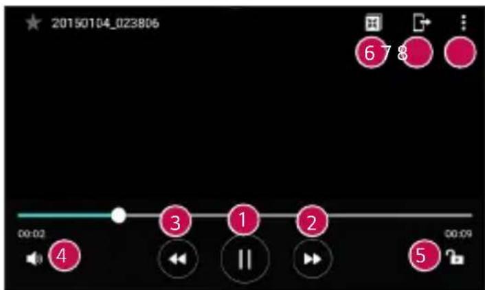 LG H650E - Video options - 1