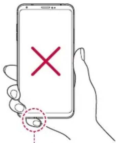 LG H930 - Do NOT attempt to remove the back cover by yourself. - 3