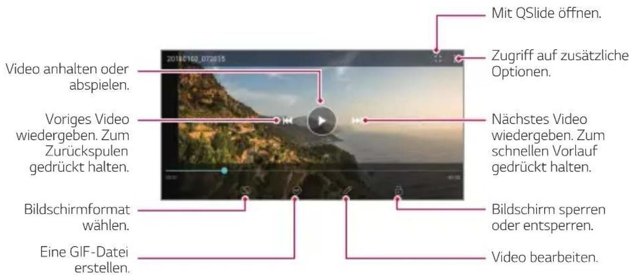 LG H930 - Ein Video wiedergeben - 1