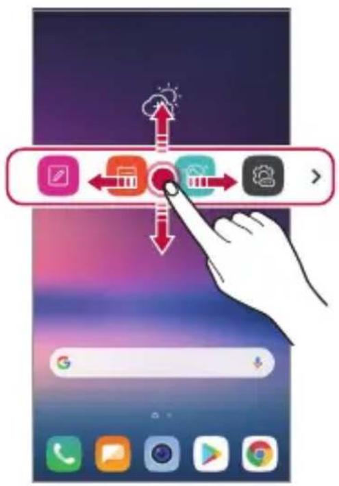 LG H930 - Moving the Floating Bar position - 2