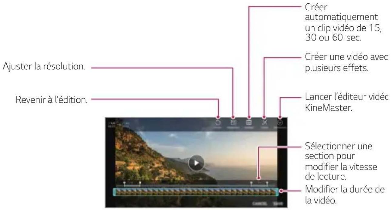 LG H930 - Modification des vidéos - 1
