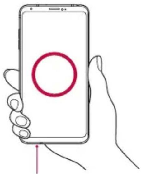 LG H930 - - Aan-uit/Vergrendelen-toets (vingerafdruksensor) - 2