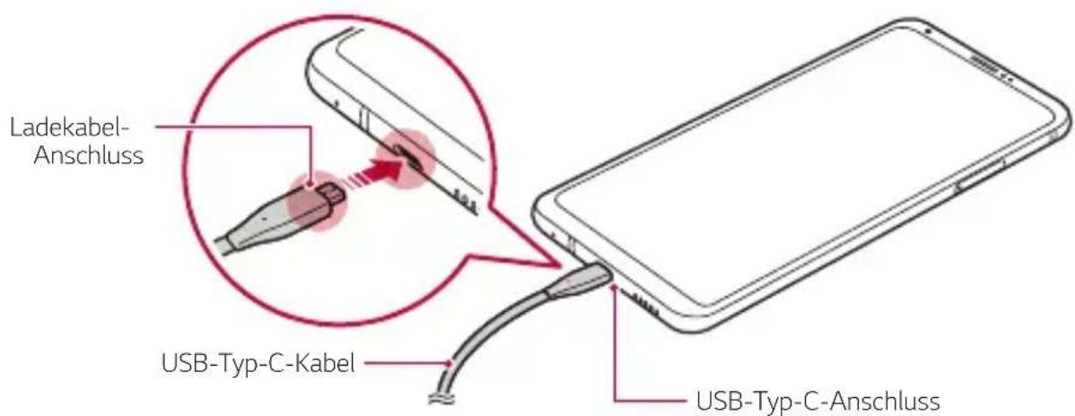 LG H930 - Akku laden - 1