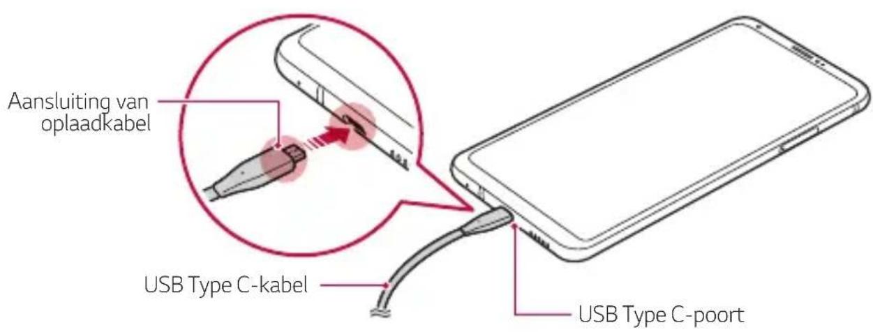 LG H930 - Batterij opladen - 1