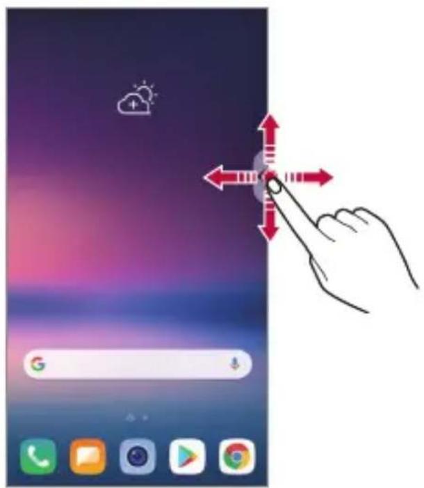 LG H930 - Déplacement de la barre flottante - 1