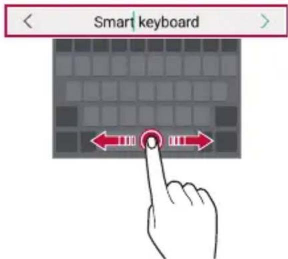 LG H930 - Déplacement du curseur - 1