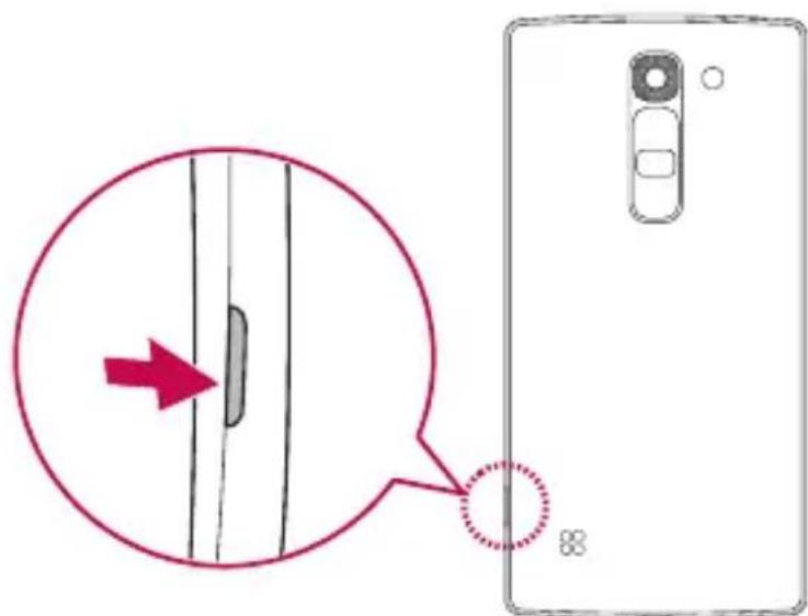 LG H525N - Einsetzen von SIM- oder USIM-Karte und Akku - 1