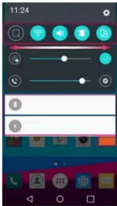 LG H525N - Odpiranje plošće z obvestili - 1