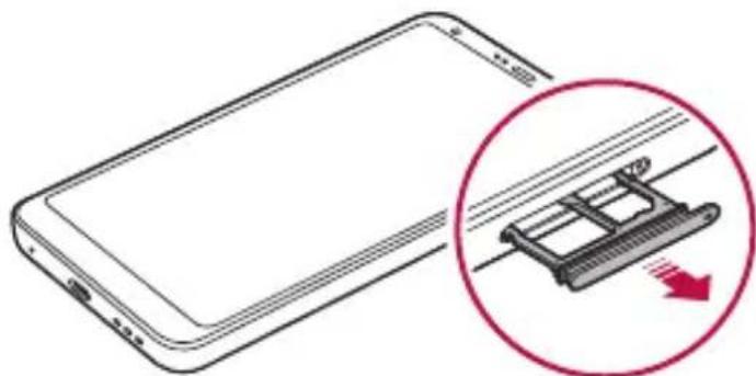 LG H870 - Installing the SIM card - 4