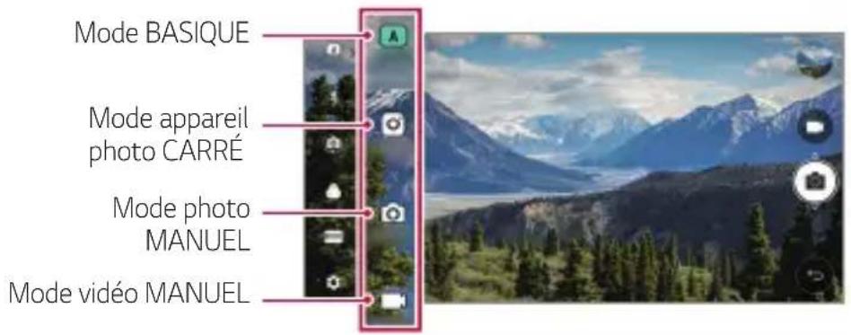 LG H870 - Changement du mode appareil photo - 1