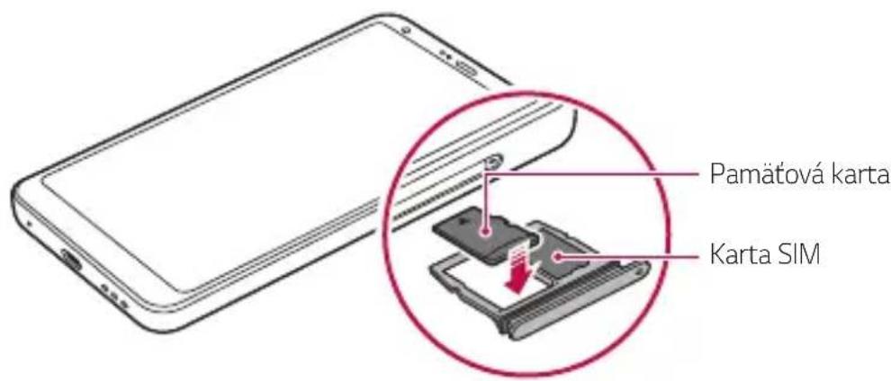 LG H870 - Vloženie pamätovej karty - 1