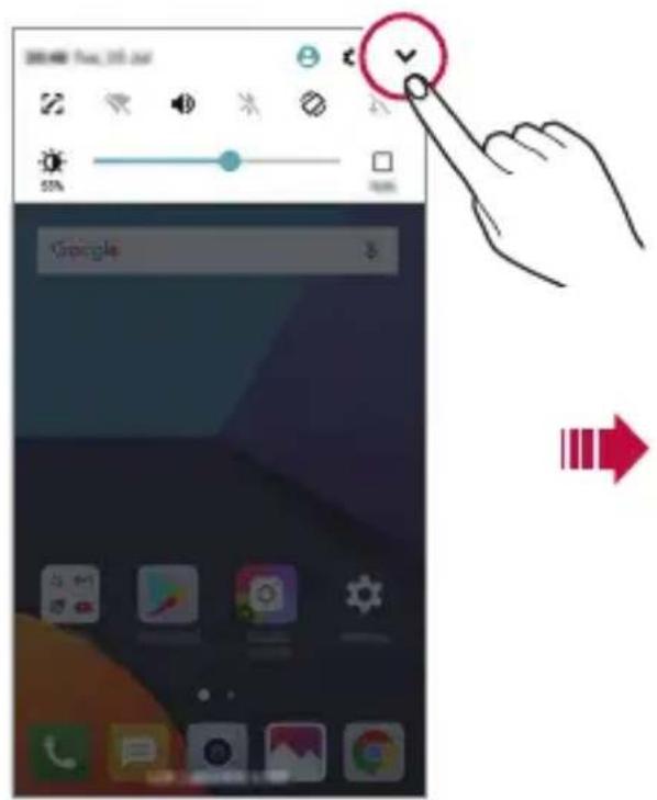 LG H870 - Panel oznámení - 1