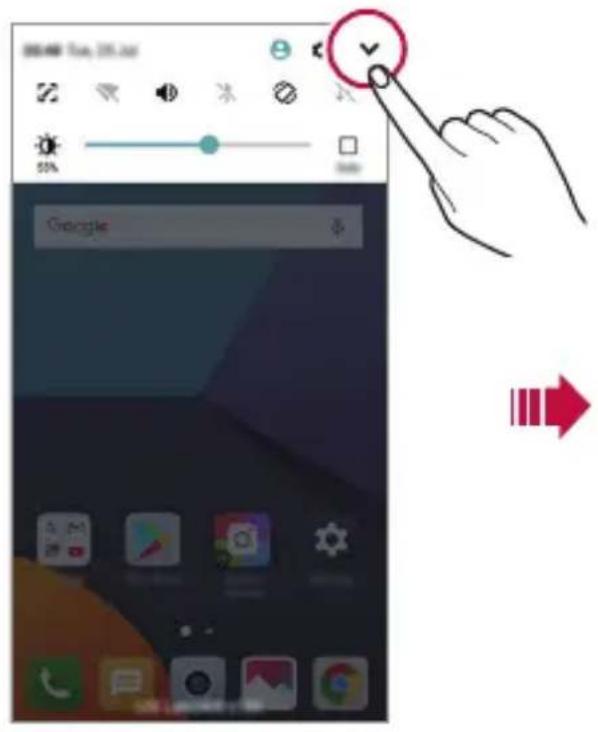 LG H870 - Panneau de notifications - 1