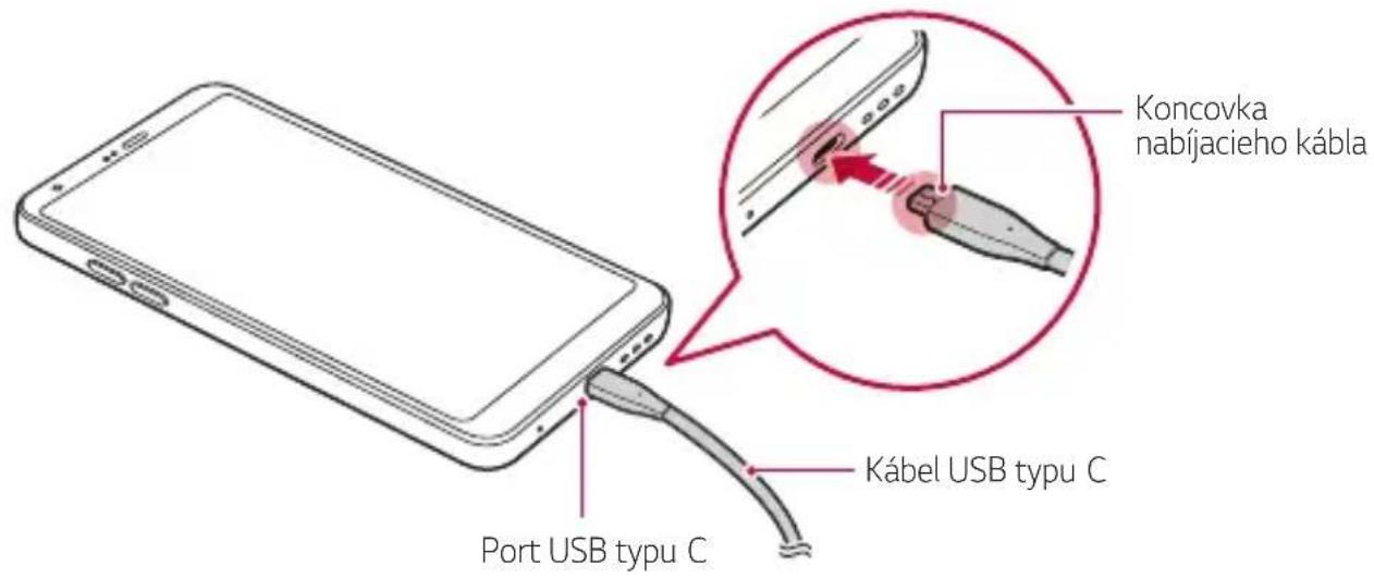 LG H870 - Nabíjanie batérie - 1