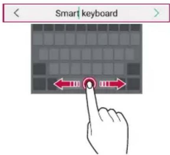 LG H870 - Mutarea cursorului - 1