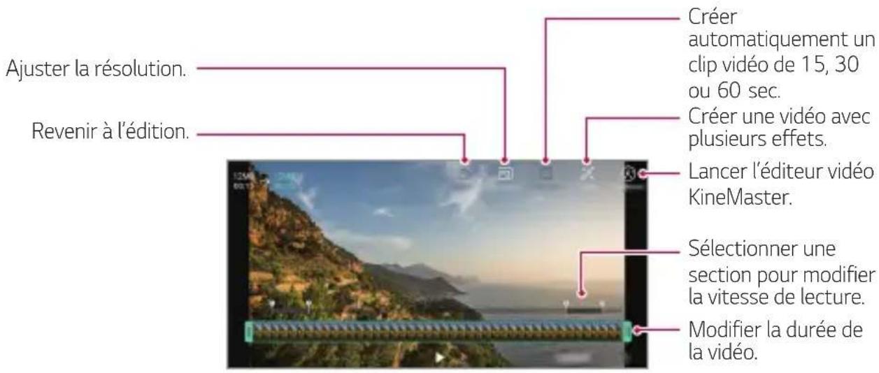 LG H870 - Modification des vidéos - 1