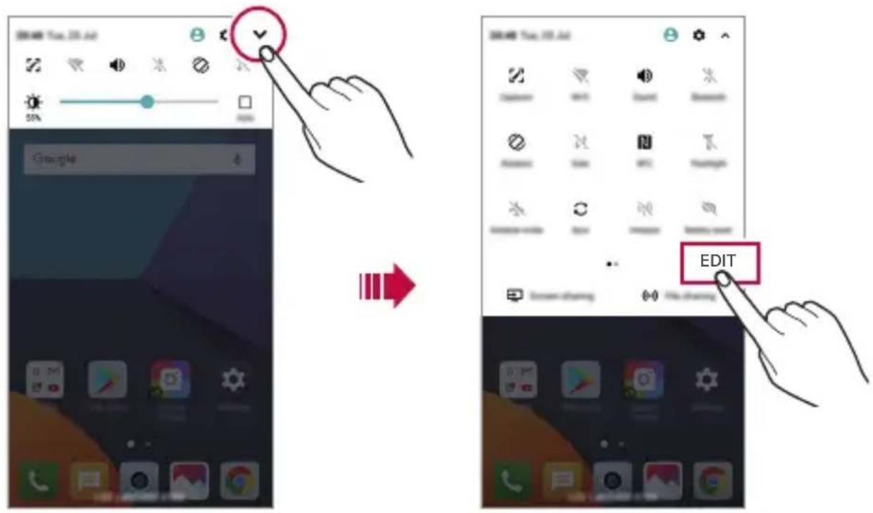 LG H870 - Notifications panel - 1