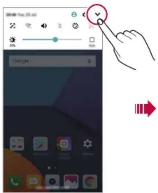 LG H870 - Panel de notificaciones - 1
