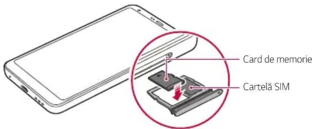 LG H870 - Introducerea cardului de memorie - 1