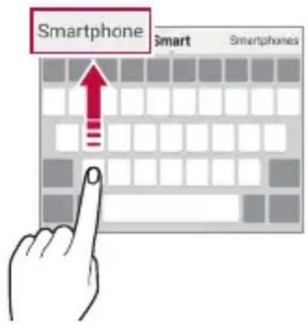 LG H870 - Suggestion de mots - 1