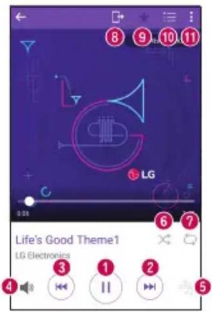 LG H815 - Riproducione di un brano - 1