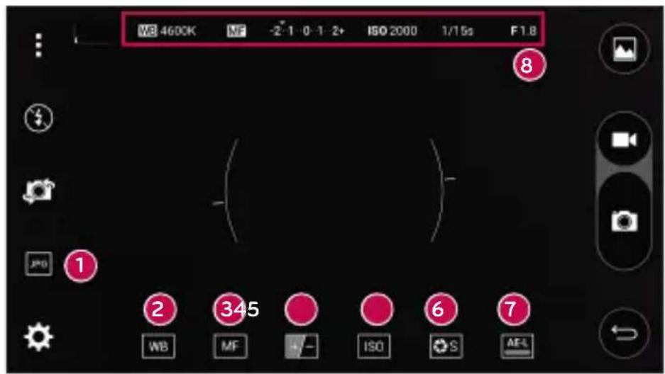 LG H815 - Mode manuel sur le viseur - 6