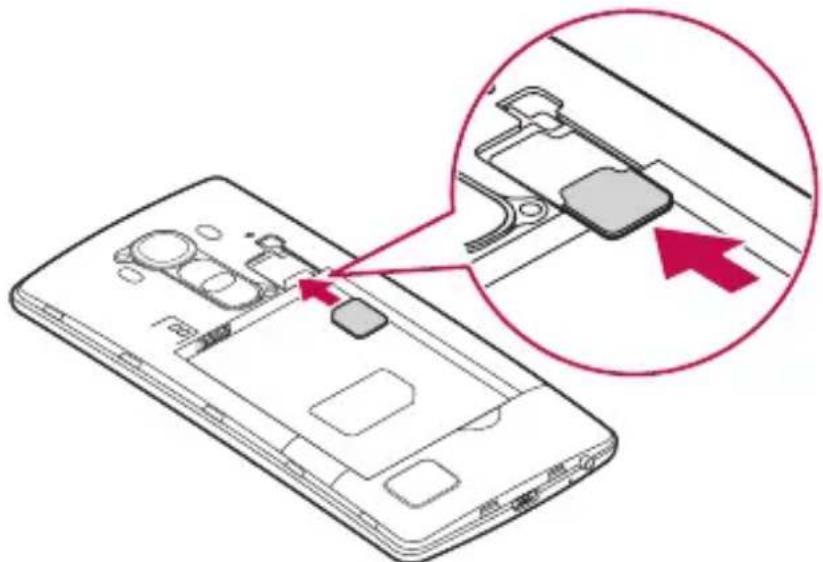 LG H815 - Installazione della scheda SIM o USIM e della batteria - 2